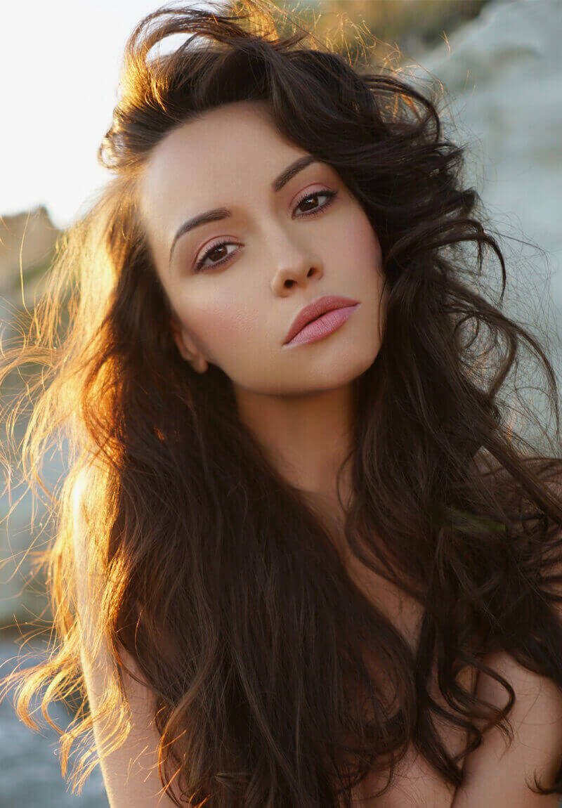 Beautiful woman at the beach